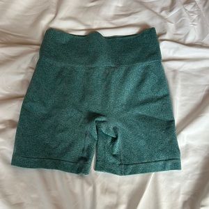 TEAL COMFY BIKER SHORTS